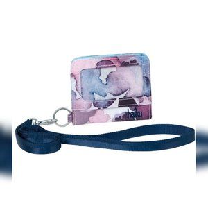 Haiku Access Lanyard Wallet, Wildflower NWT